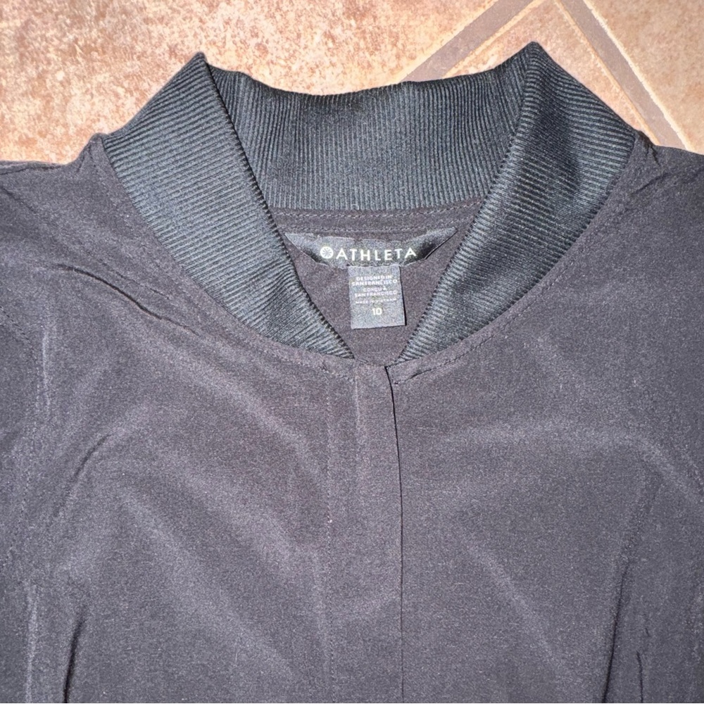 Athleta Brooklyn Utility Romper size 10 black - Picture 7 of 12
